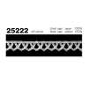 25222 Dentelle Chimique De Largeur étroite