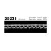 25231 Dentelle Chimique De Largeur étroite