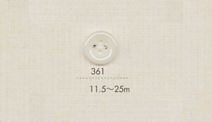 361 DAIYA BUTTONS Bouton en polyester à quatre trous