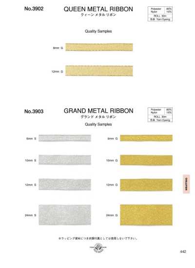 3903 Ruban en métal brut