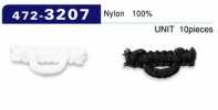 472-3207 Bouton Boucle Type Nylon Laineux Horizontal 22mm (10 Pièces)