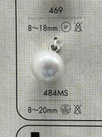484MS Matériau En Urée Semblable à Une Perle Avec Bouton à Tige Demi-anneau DAIYA BUTTON(DAIYA BUTTON) Sous-photo