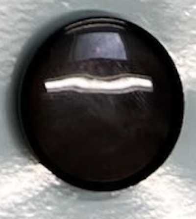 5660 Bouton en coquille noire cerclé