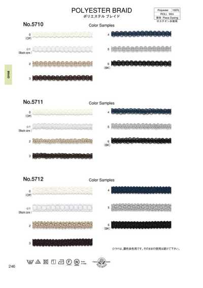 Tresse en polyester (env. 8 mm)