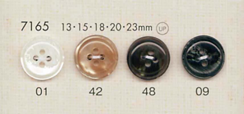 7165 DAIYA BUTTONS Boutons en polyester style nacre