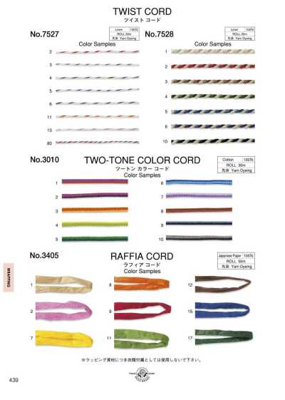 7528 Cordon torsadé (env. 3 mm)