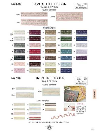 7530 Ruban en lin Line