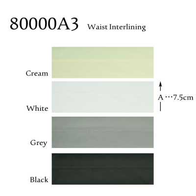 80000A3 Entoilage de ceinture cousu