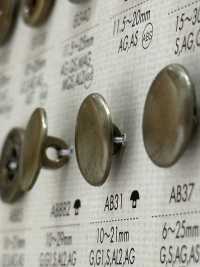 AB31 Boutons En Métal Pour Chemises Et Vestes Simples DAIYA BUTTON(DAIYA BUTTON) Sous-photo