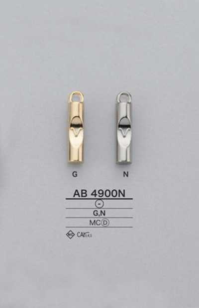 AB4900N Tirette de fermeture éclair cylindrique