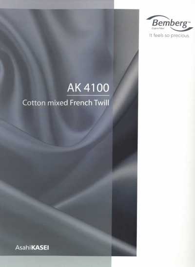 AK4100 Doublure En Sergé Fantaisie De Coton Cupra (Bemberg)