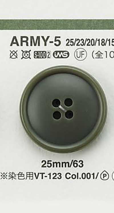 ARMY5 Bouton militaire