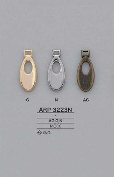 ARP3223N Tirette ovale de fermeture éclair