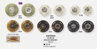 Boutons-pression En Résine Polyester/laiton