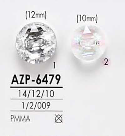 AZP6479 Bouton Aurora perle taillé diamant