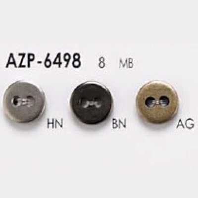 AZP6498 Bouton à 2 trous en laiton