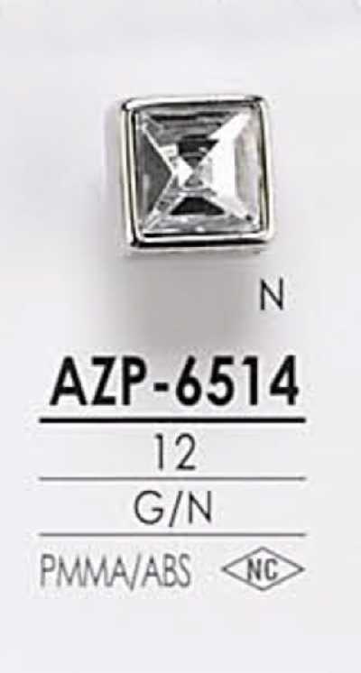 AZP6514 Bouton en pierre de cristal