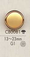 CB0081 Bouton simple en métal pour chemises et vestes