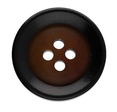 CD148 [Véritable noix] Bouton, brillant