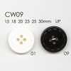 CW09 Bouton en résine polyester à 4 trous