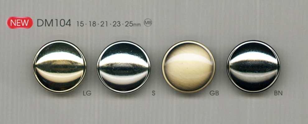 DM104 Bouton métallique élégant pour chemises et vestes