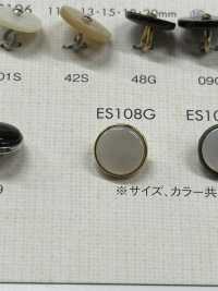 ES108G Boutons En Polyester élégants En Forme De Coquille Pour Chemises Et Chemisiers DAIYA BUTTON(DAIYA BUTTON) Sous-photo