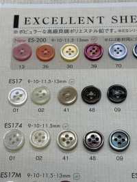 ES17 DAIYA BUTTONS Bouton En Polyester Façon Coquillage DAIYA BUTTON Sous-photo