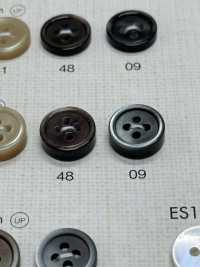 ES174 DAIYA BUTTONS Bouton En Polyester Façon Coquillage DAIYA BUTTON Sous-photo