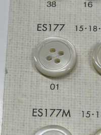 ES177 DAIYA BUTTONS Bouton En Polyester Façon Coquillage DAIYA BUTTON Sous-photo