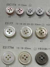 ES177 DAIYA BUTTONS Bouton En Polyester Façon Coquillage DAIYA BUTTON Sous-photo