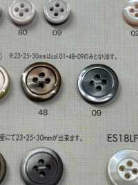 ES177 DAIYA BUTTONS Bouton En Polyester Façon Coquillage DAIYA BUTTON Sous-photo