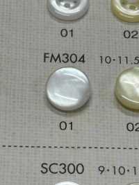 FM304 DAIYA BUTTONS Bouton En Polyester Façon Coquillage DAIYA BUTTON Sous-photo