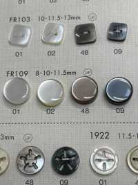 FR109 DAIYA BUTTONS Bouton En Polyester Façon Coquillage DAIYA BUTTON Sous-photo