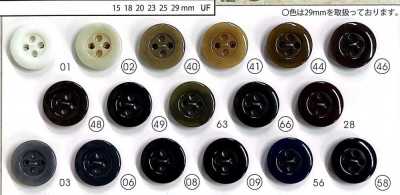 GS29 NUT [style NUT] Bouton à 4 trous GRAND SCOTCH 29