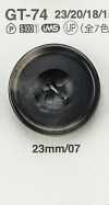 GT74 Bouton style corne de buffle