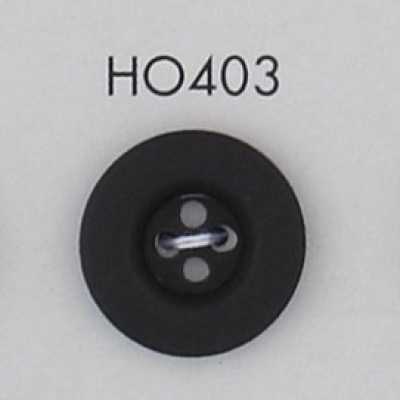 HO403 Bouton 4 trous en véritable corne de buffle naturelle