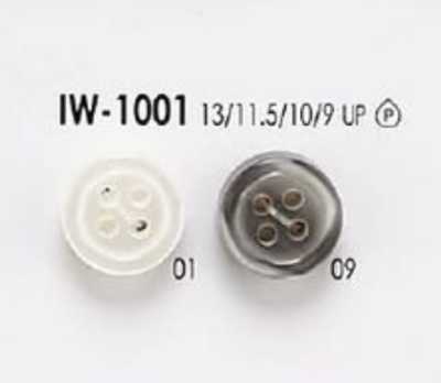 IW1001 Bouton en résine polyester à 4 trous