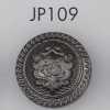 JP109 Bouton plaqué en résine ABS