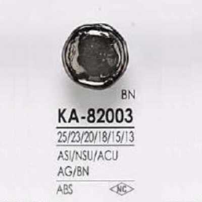 KA82003 Bouton à tige demi-anneau à anneau rectangulaire en résine ABS