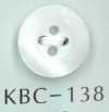 KBC-138 BIANCO SHELL Bouton à Coque Creuse Centrale à 4 Trous