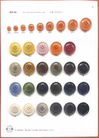 KN36 [vraie Noix] Bouton Brillant Koutoku Button Sous-photo