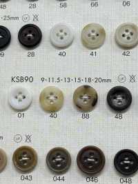 KSB90 Bouton En Polyester élégant à 4 Trous DAIYA BUTTON Sous-photo