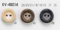 KV48014 Bouton simple en polyester à 2 trous