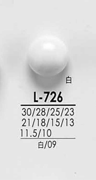 L726 Boutons pour teinture noire, des chemises aux manteaux