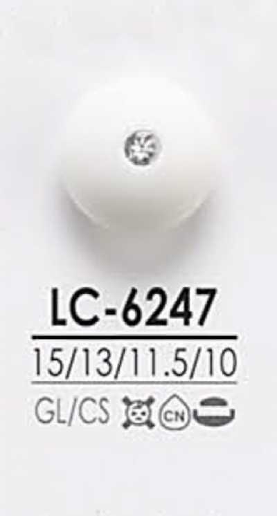 LC6247 Bouton en pierre cristal style pin curl à teindre