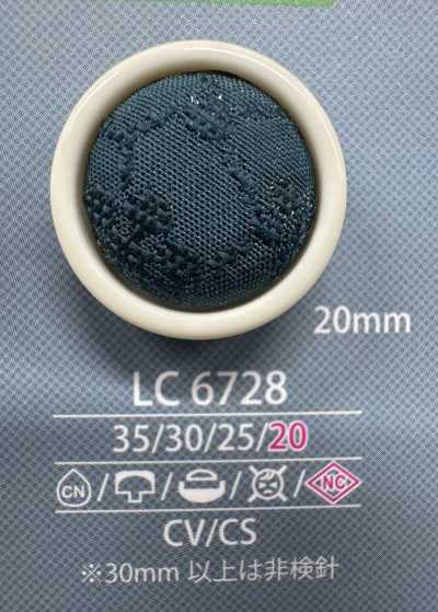 LC6728 Bouton recouvert plat sans tige, pièces compatibles Noseko