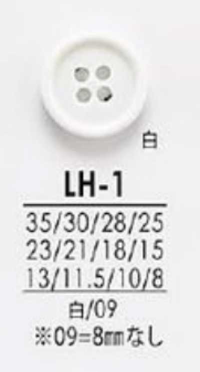 LH1 Boutons pour vêtements noirs et teints, des chemises aux manteaux