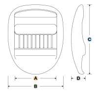 LK-U YKK LK-U 20 Mm ~ 38 Mm[Boucles Et Anneau] YKK Sous-photo