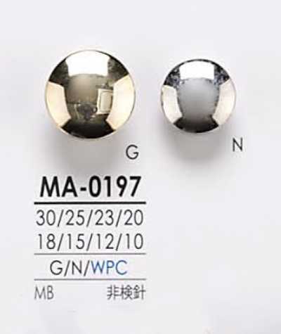 MA0197 Bouton en métal