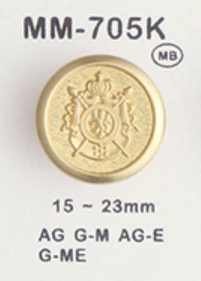 MM705K Bouton en métal